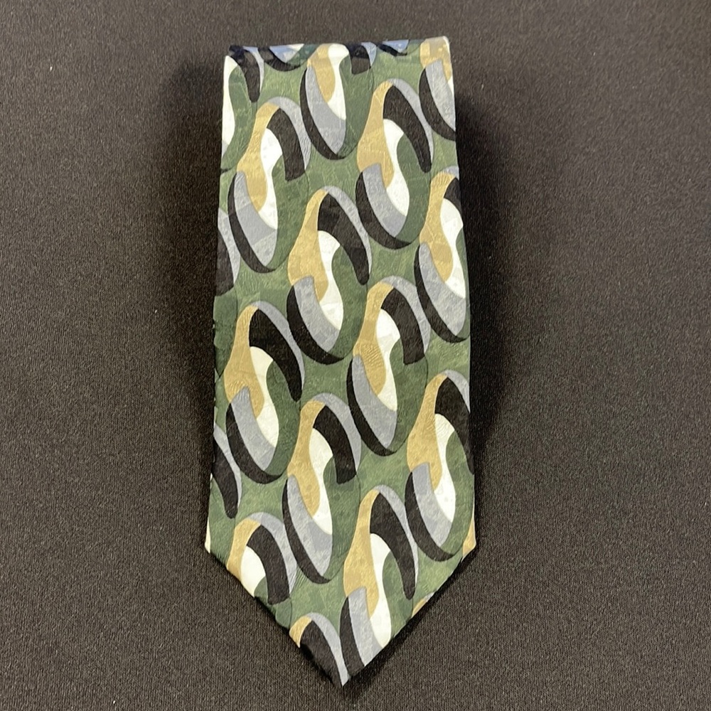 J. Riggings Hunting Horn Men’s Geometric Silk Neck Tie